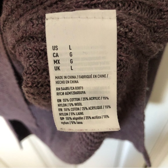 AE Muted Purple Sweater - Picture 5 of 5